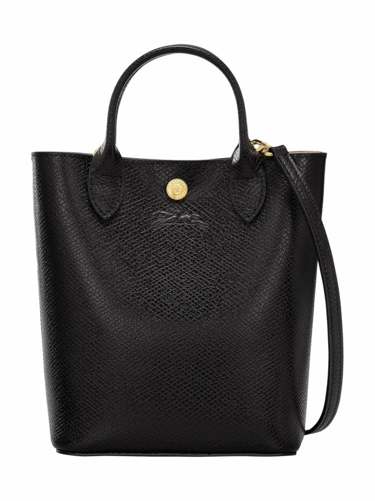 Käsilaukut<Longchamp Epure Top Handle -nahkalaukku 001 BLACK