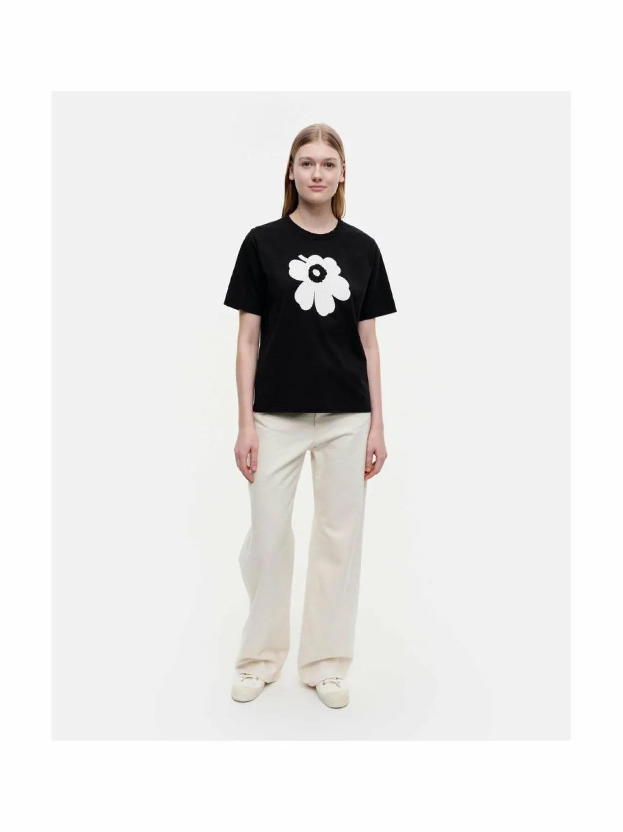 Marimekko Erna Unikko Placement -trikoopaita^ Paidat & Puserot