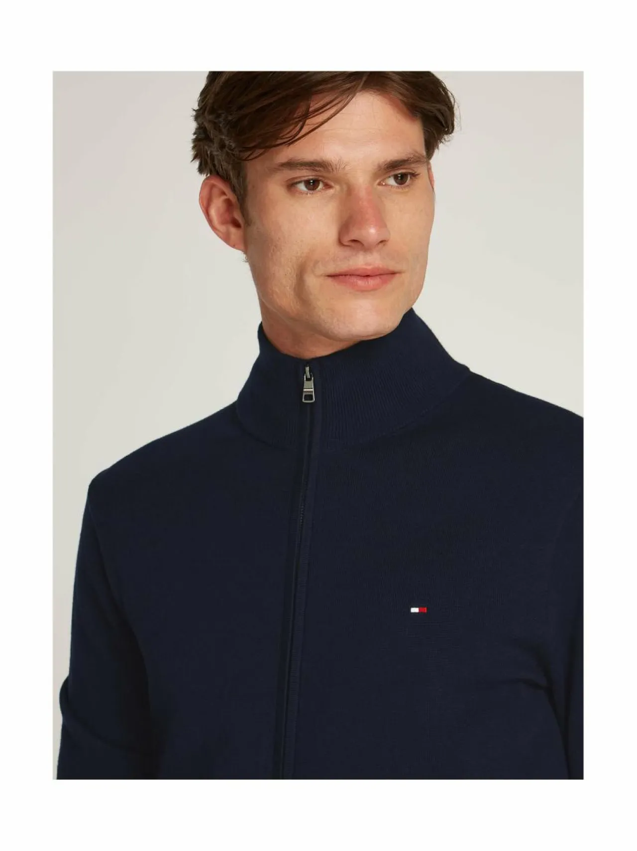 Neuleet<Tommy Hilfiger Essential Cotton -neuletakki DW5 DESERT SKY