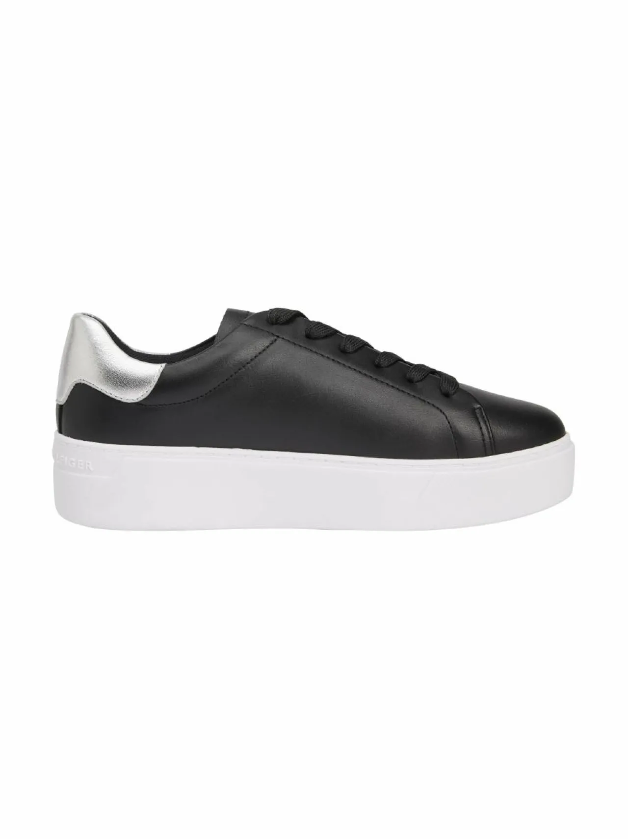 Urheilujalkineet|Tennarit & Sneakerit<Tommy Hilfiger Essential Platform Court -sneakerit BDS BLACK/SILVER