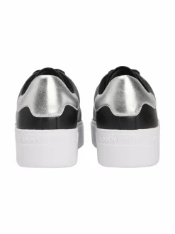 Urheilujalkineet|Tennarit & Sneakerit<Tommy Hilfiger Essential Platform Court -sneakerit BDS BLACK/SILVER