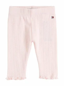 Housut<Tommy Hilfiger Essential Pointelle -leggingsit TH3 PRECIOUS PINK