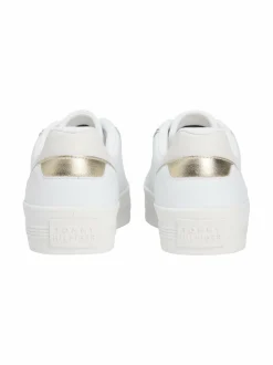 Urheilujalkineet|Tennarit & Sneakerit<Tommy Hilfiger Essential Vulc -nahkasneakerit 0HT WHITE/GOLD