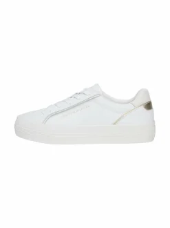 Urheilujalkineet|Tennarit & Sneakerit<Tommy Hilfiger Essential Vulc -nahkasneakerit 0HT WHITE/GOLD