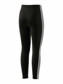 Collegehousut & Leggingsit<adidas Performance ESSENTIALS 3 STRIPES -leggings BLACK/WHITE