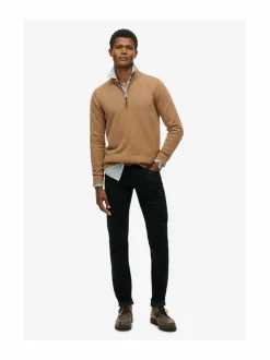 Superdry Essentials Cotton Half Zip -neule^ Neuleet