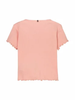 T-Paidat<Tommy Hilfiger Essentials Rib t-paita TKZ CORAL ICE