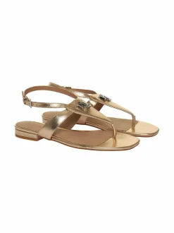 Sandaalit<Lauren Ralph Lauren Everley-varvassandaalit PLATINUM