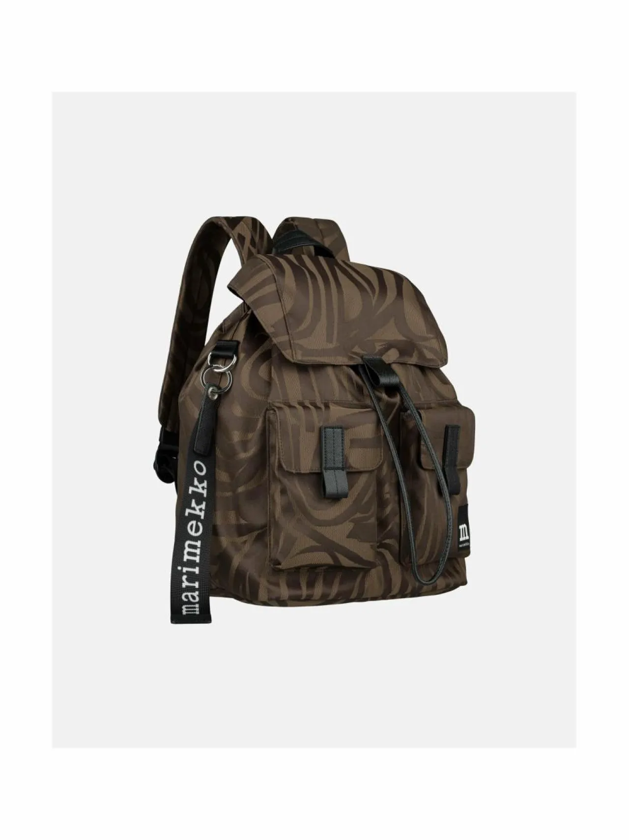 Reput|Reput<Marimekko Everything Jokuraita -reppu 880 BROWN, DARK BROWN
