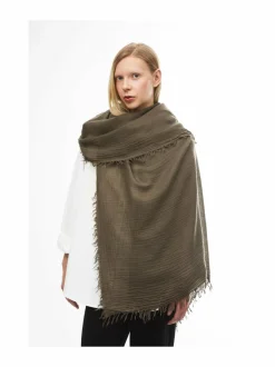 Huivit & Kaulaliinat<Balmuir Fabian-huivi 110 x 185 cm 723 DARK OLIVE