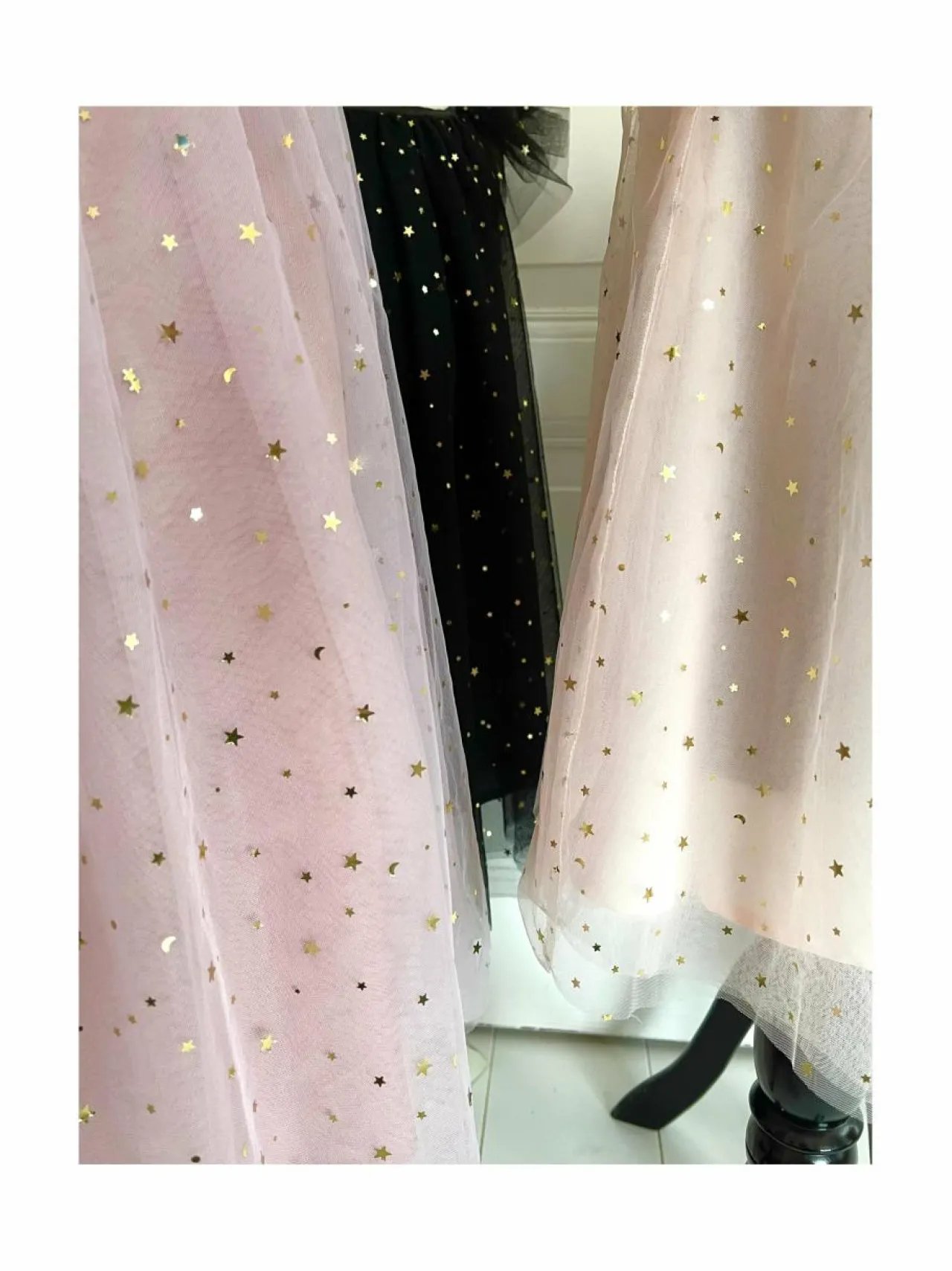 Mekot & Hameet|Mekot & Hameet<DOLLY by Le Petit Tom Fairy Stars & Moon -tyllimekko 23 BALLET PINK