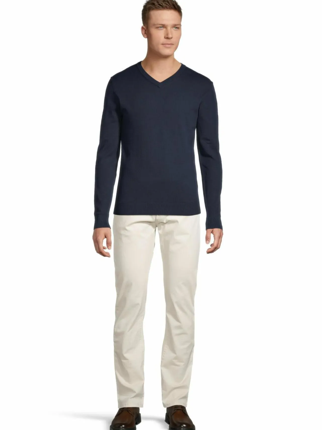 CONSTRUE Falkoping V-neck -neulepaita^ Neuleet