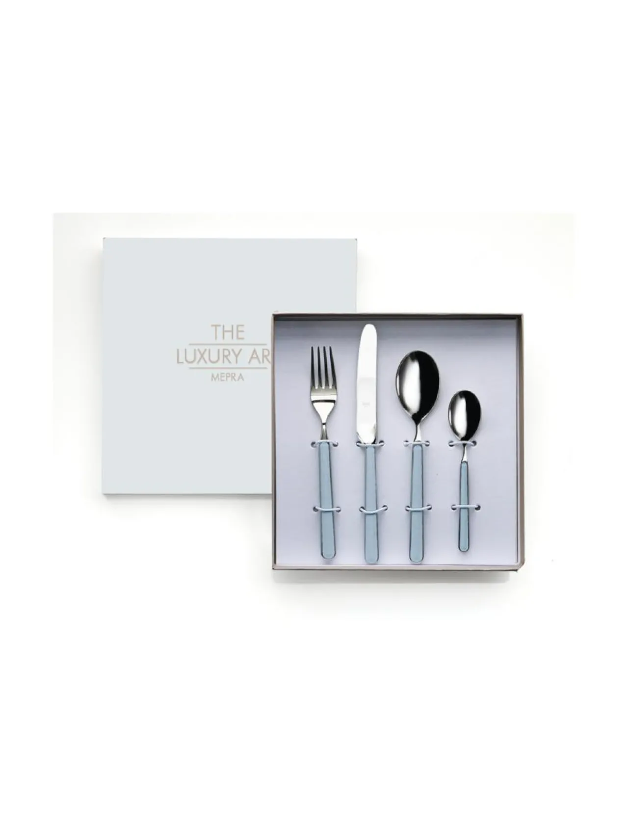 Aterimet & Tarjoiluvälineet<Mepra Fantasia lasten aterinsetti, 4 osaa LIGHT BLUE