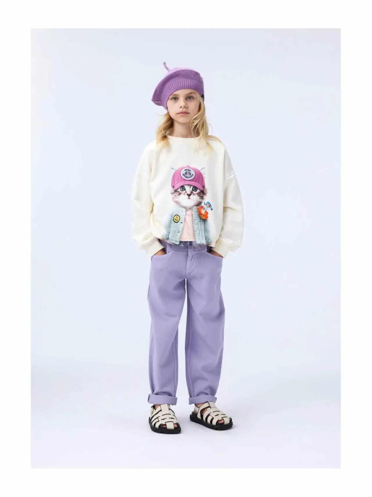 Housut & Jumpsuitit|Housut<Molo Farkkuhousut 5496 FADED PURPLE