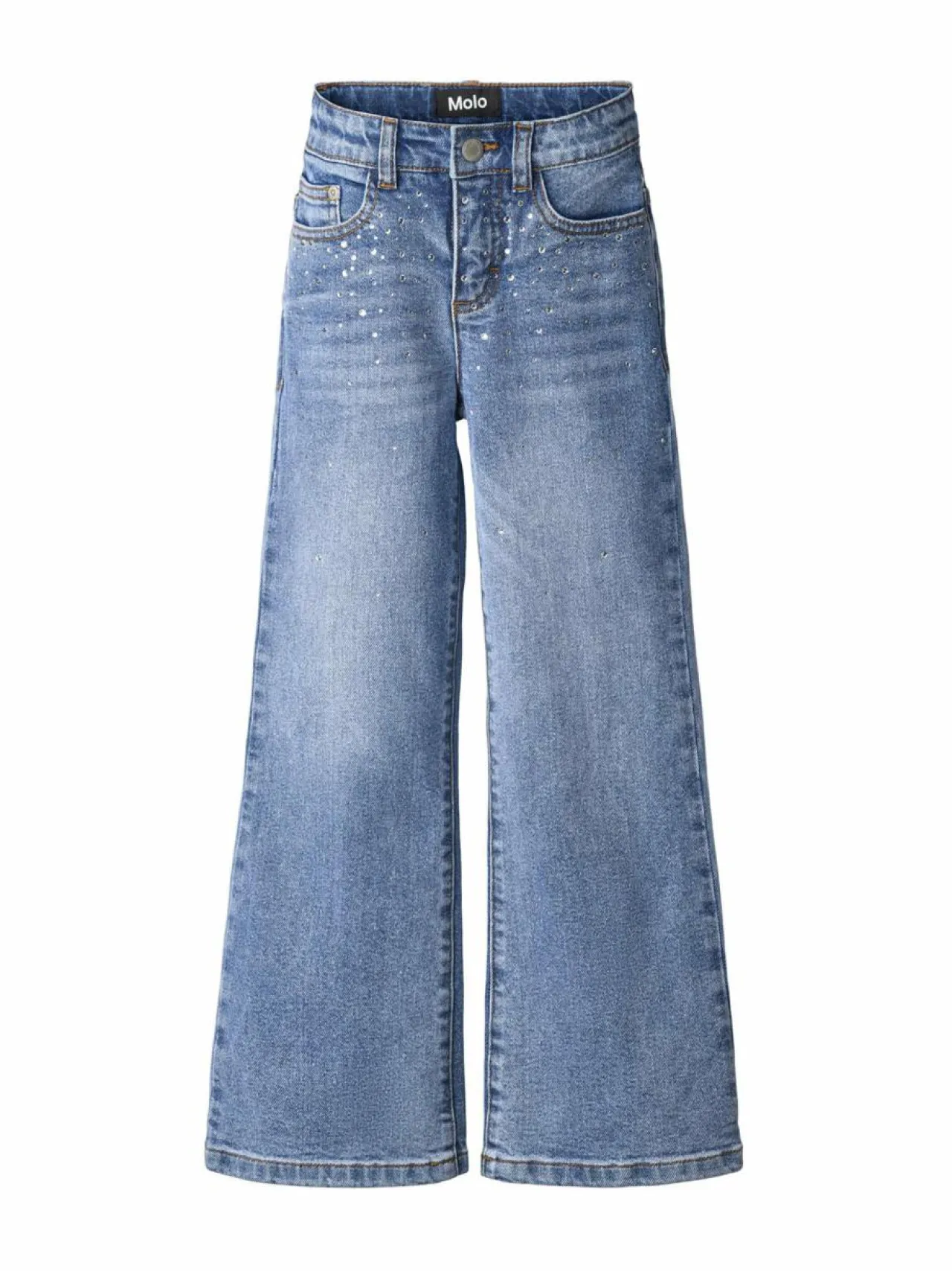 Housut|Housut & Jumpsuitit<Molo Farkut 9770 RHINESTONE DENIM