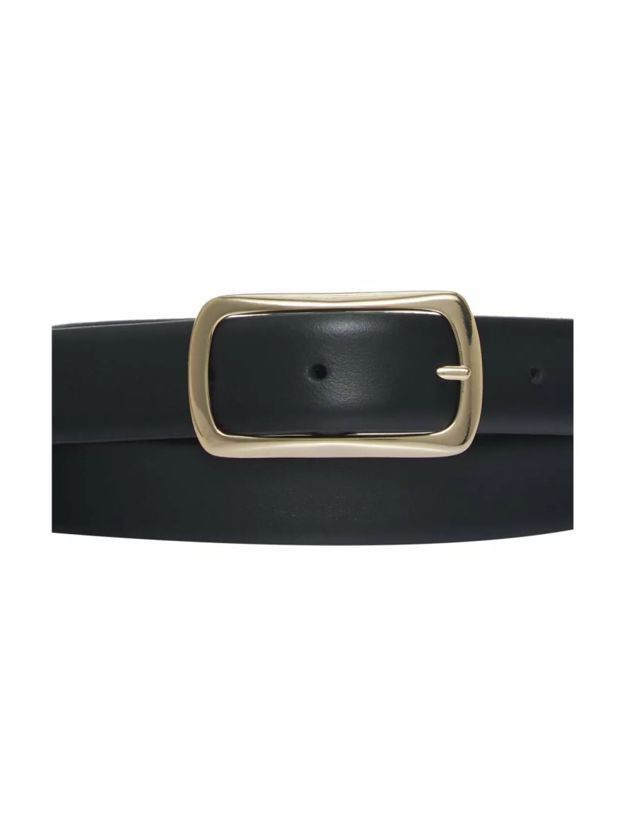 Vyöt<A+more Farrah-nahkavyö BLACK / PALE GOLD