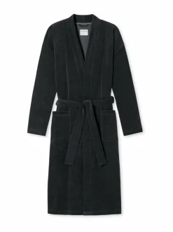 Pyjamat & Kylpytakit<Schiesser Feather Terry -kylpytakki 203 ANTHRACITE