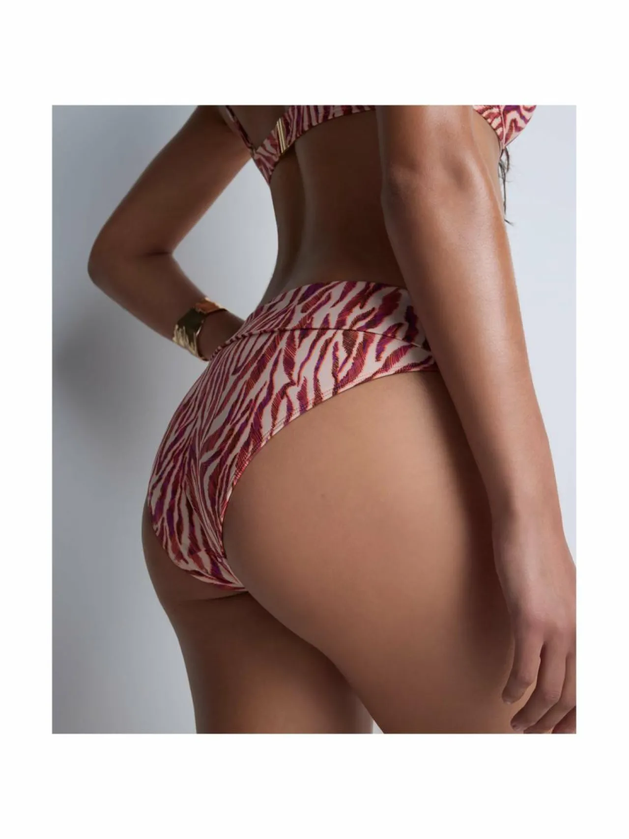 Uima-Asut<Aubade Feline Energy Brazilian Brief -bikinialaosa PINK TIGER