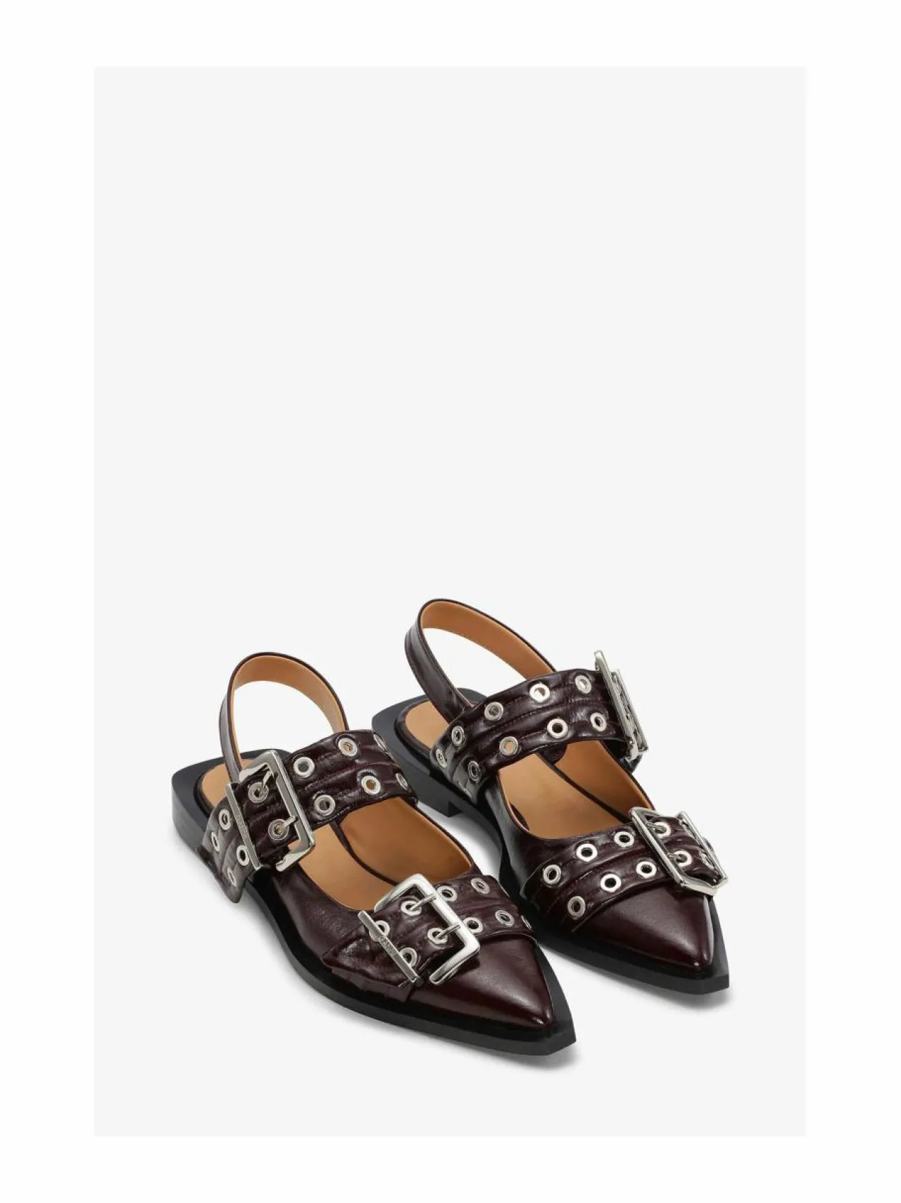 Ganni Feminine Buckle -ballerinat^ Avokkaat & Korkokengät
