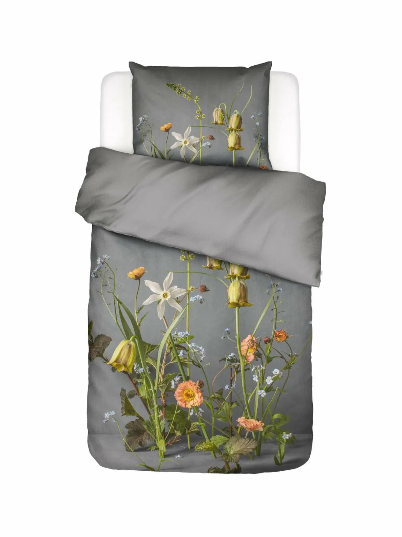 Liinavaatteet<Essenza Ficaria-pussilakanasetti 150 x 210 / 50 x 60 cm 142 GREY