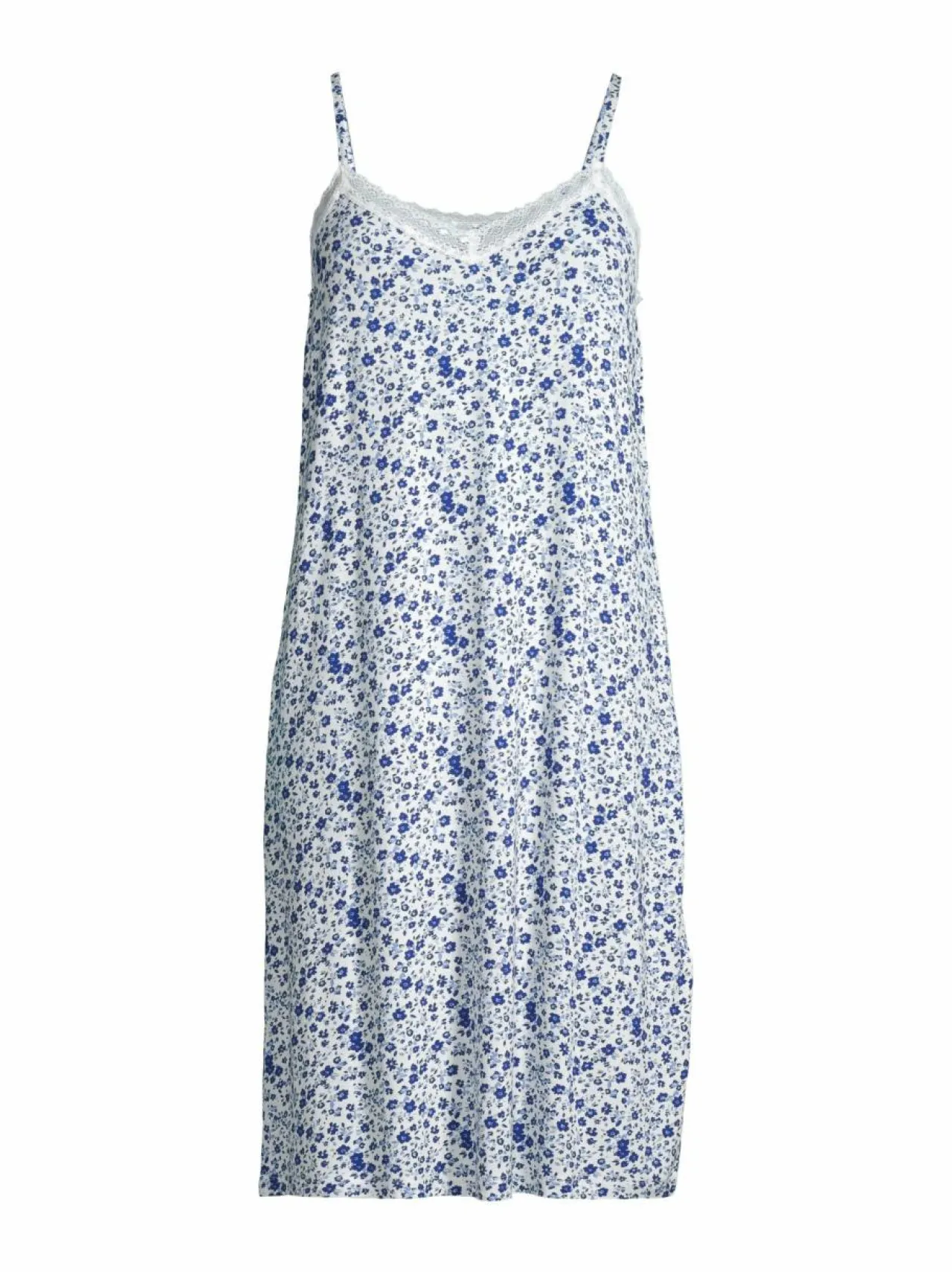 Yö- & Oloasut<A+more Fifi-yöpaita WHITE/BLUE FLOWERPRINT