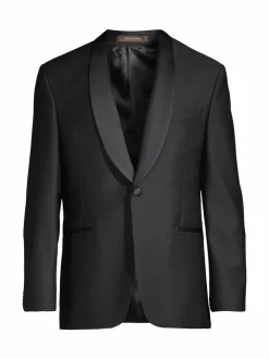 Bleiserit<Oscar Jacobson Figaro-smokkibleiseri 310 BLACK