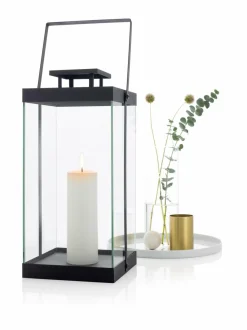 Puutarhavalaisimet & Lyhdyt<Blomus Finca L -lyhty 46 x 21,5 cm BLACK
