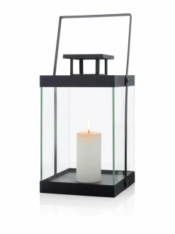 Puutarhavalaisimet & Lyhdyt<Blomus Finca M -lyhty 36,5 x 21,5 cm BLACK