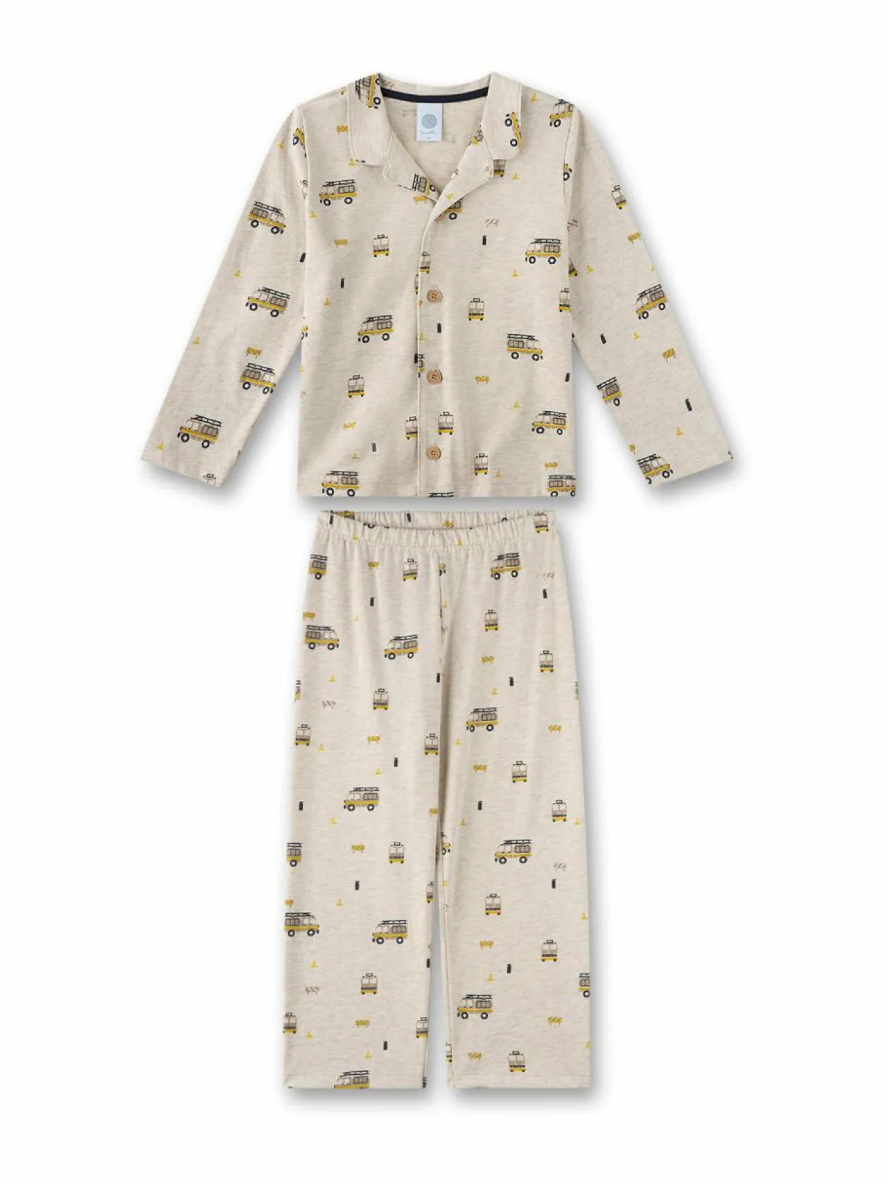 Yöasut & Kylpytakit<Sanetta Fire Truck -pyjama 1967 NATURE MELANGE