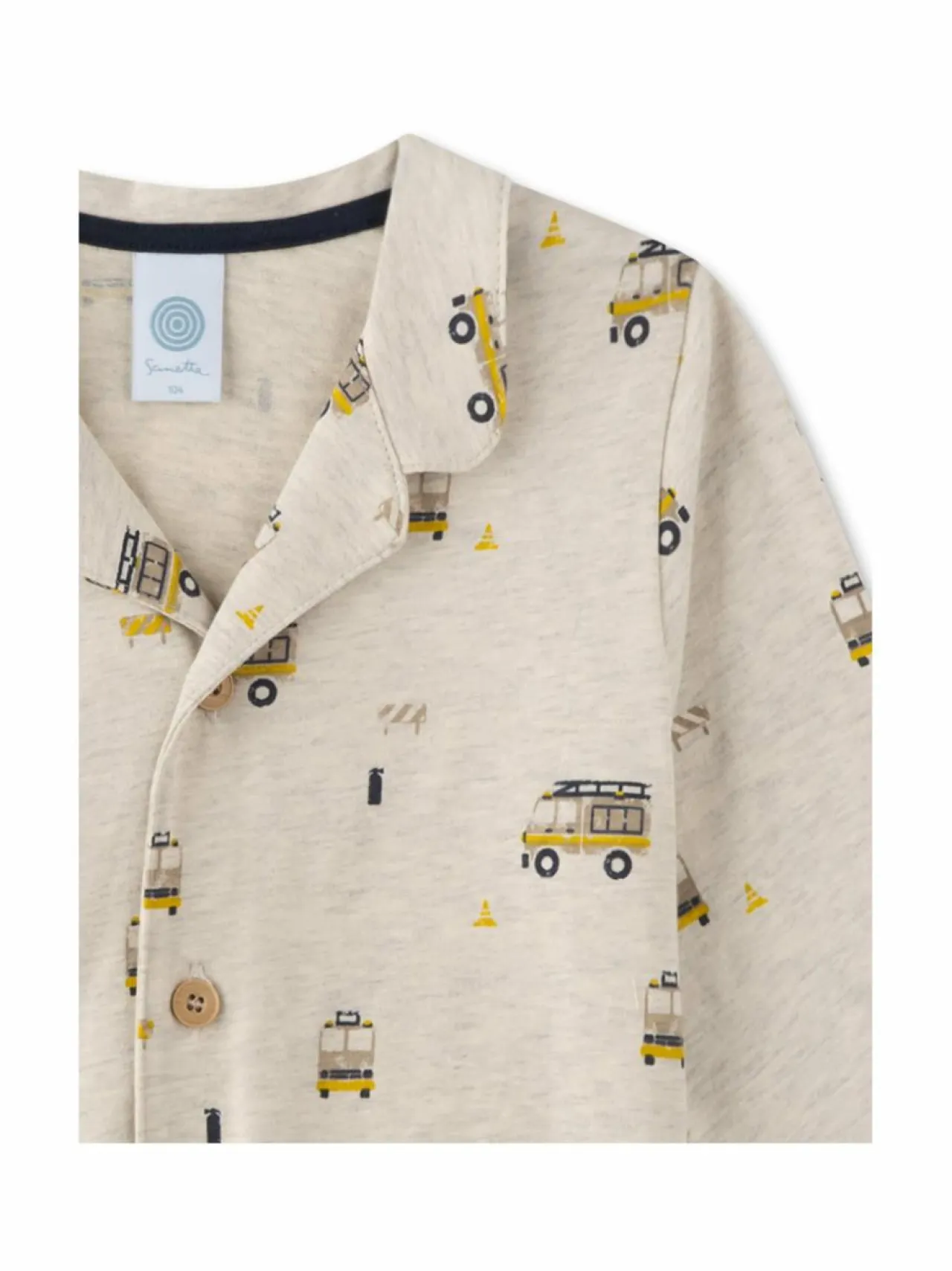 Yöasut & Kylpytakit<Sanetta Fire Truck -pyjama 1967 NATURE MELANGE