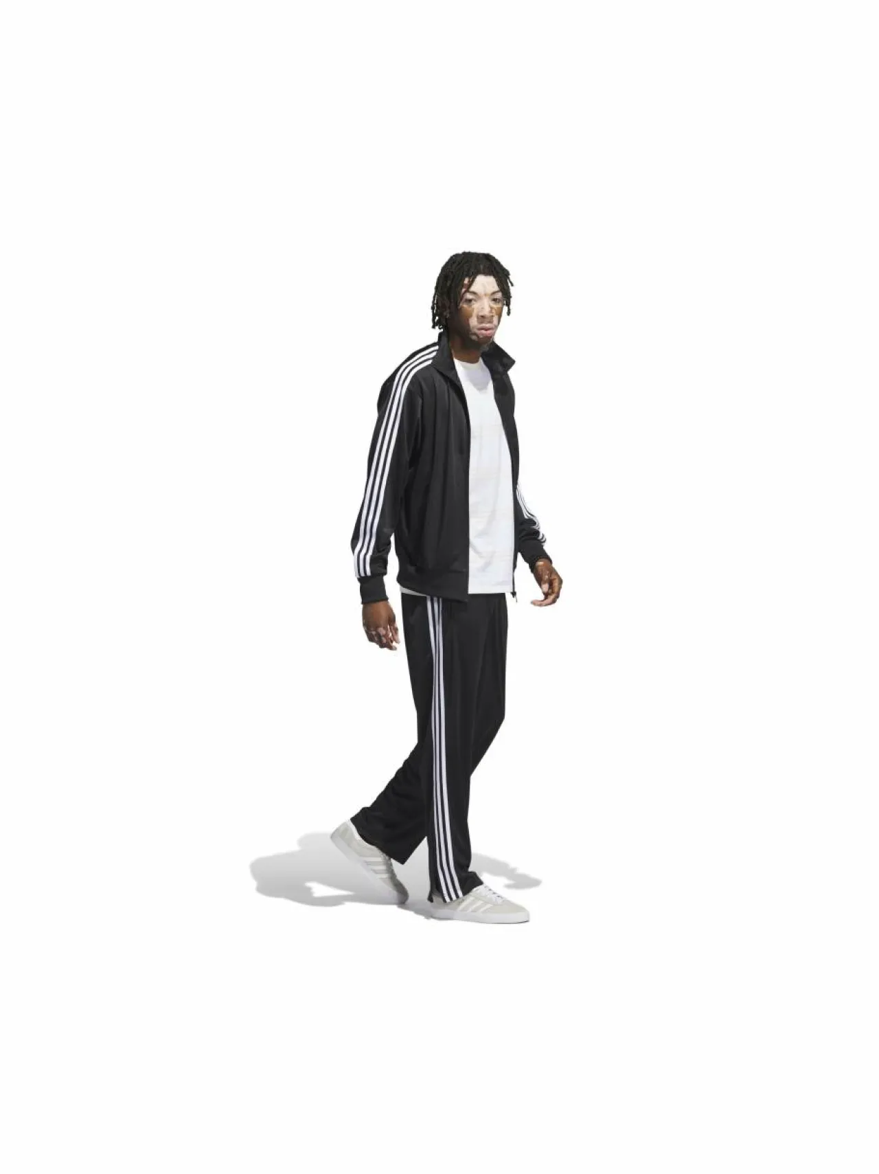 Paidat, Hupparit & Colleget<adidas Originals Firebird-veryttelytakki IJ7058 BLACK/WHITE