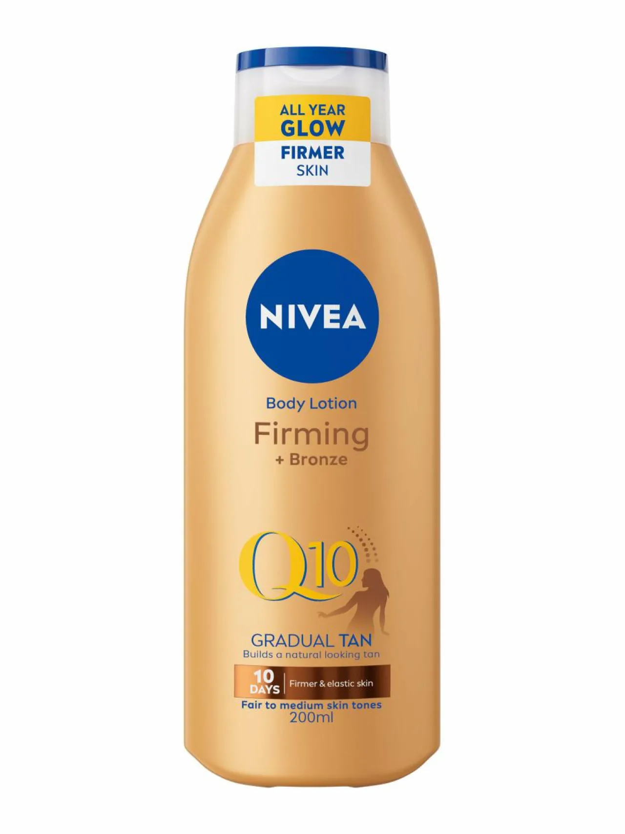 Aurinkotuotteet<NIVEA Firming +Bronze Body Lotion -vartaloemulsio