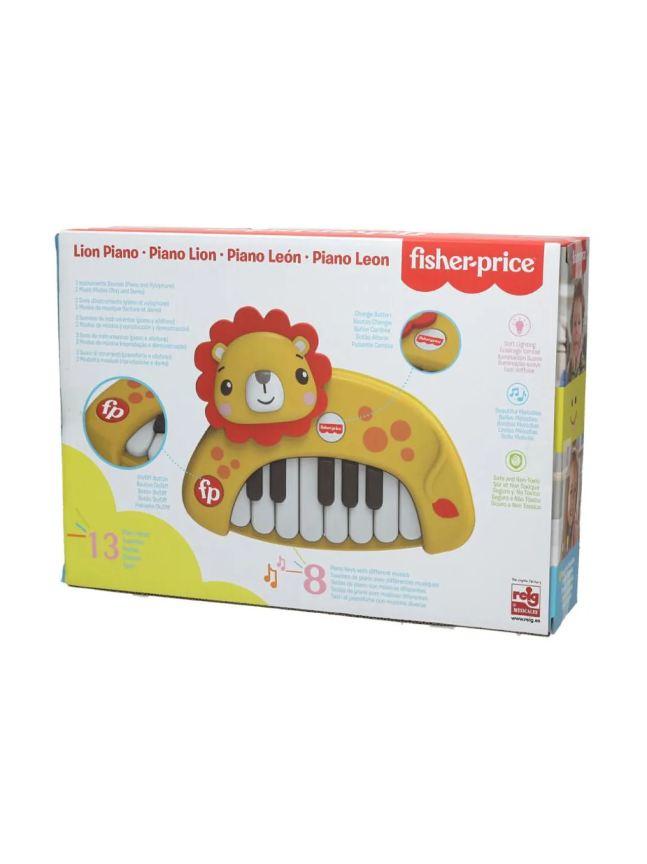FISHER-PRICE Kosketinsoitin Leijona^ Luovuus & Oppiminen