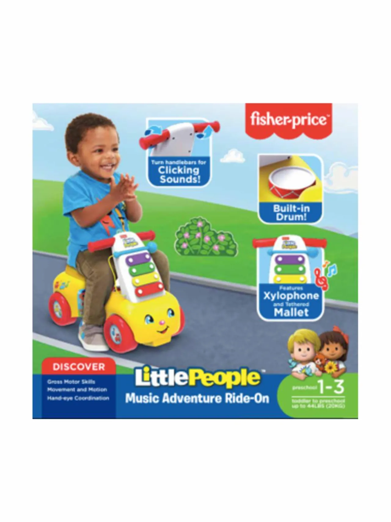 FISHER-PRICE Little People Potkuauto soittimilla^ Vauvat & Taaperot