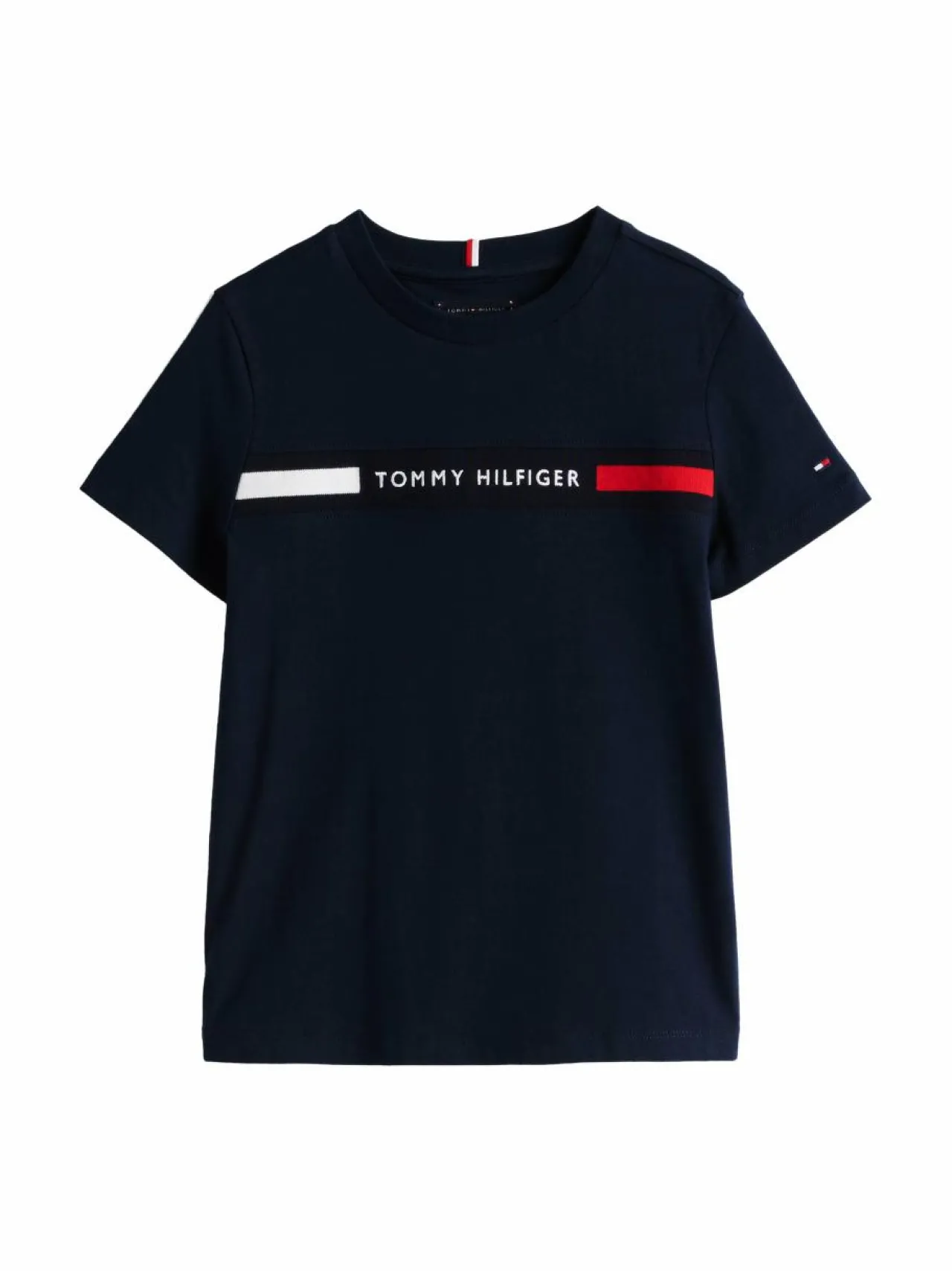 Tommy Hilfiger Flag Rib Insert -paita^ T-Paidat|T-Paidat