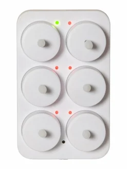 Jouluvalot<Star Trading Flamme Charge LED -tuikkukynttilät 6 kpl WHITE
