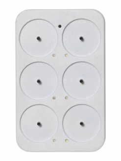 Jouluvalot<Star Trading Flamme Charge LED -tuikkukynttilät 6 kpl WHITE