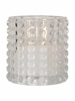 Jouluvalot<Star Trading Flamme Dotty LED -kynttilä 9 x 9 x 10 cm KIRKAS