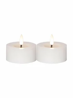 Jouluvalot<Star Trading Flamme Flow LED -kynttilä 7 x 7 x 5,5 cm VALKOINEN