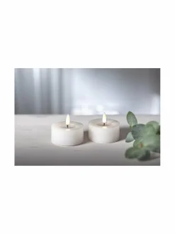 Jouluvalot<Star Trading Flamme Flow LED -kynttilä 7 x 7 x 5,5 cm VALKOINEN