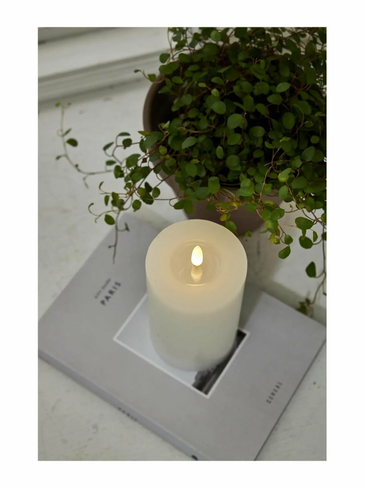 Star Trading Flamme Flow LED -kynttilä 7,5 x 7,5 x 15 cm^ Jouluvalot