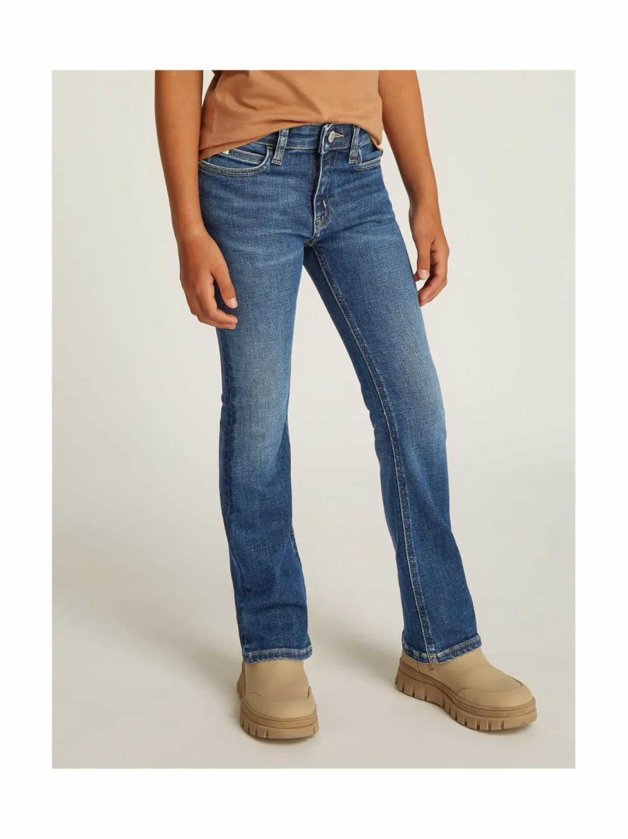Calvin Klein Kids Flare Visual Denim -farkut^ Farkut