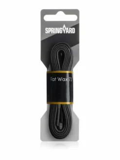 Tarvikkeet|Tarvikkeet<Springyard Flat Wax 7.0 -kengännauhat BLACK