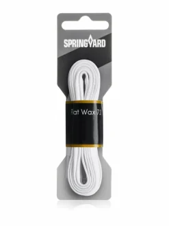 Tarvikkeet|Tarvikkeet<Springyard Flat Wax 7.0 -kengännauhat WHITE