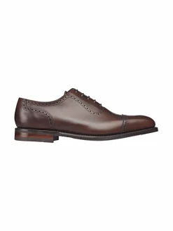 Kävelykengät & Loaferit<Loake Fleet Brogue Oxford -nahkakengät DARK BROWN (TUMMANRUSKEA)