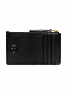 Lompakot & Kotelot<Tory Burch Fleming Soft Zip -korttilompakko BLACK
