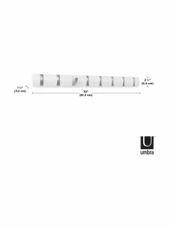 Naulakot & Koukut<Umbra Flip Hook -naulakko 82 cm WHITE