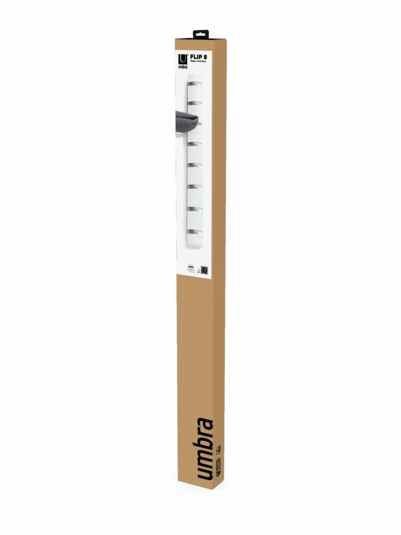 Naulakot & Koukut<Umbra Flip Hook -naulakko 82 cm WHITE