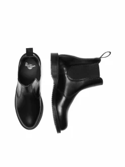 Nilkkurit<Dr. Martens Flora Chelsea -nahkanilkkurit BLACK