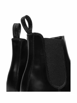 Nilkkurit<Dr. Martens Flora Chelsea -nahkanilkkurit BLACK